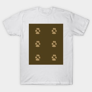 Muddy Paw Prints T-Shirt